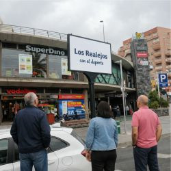 Pantalla Led de 2,56 x 1,28 metros, Situada en el Centro del Puerto de la Cruz (Plaza del Charco)